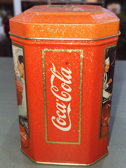 Vintage Tin Coca Cola Red Tin Maltshop Coke cct53