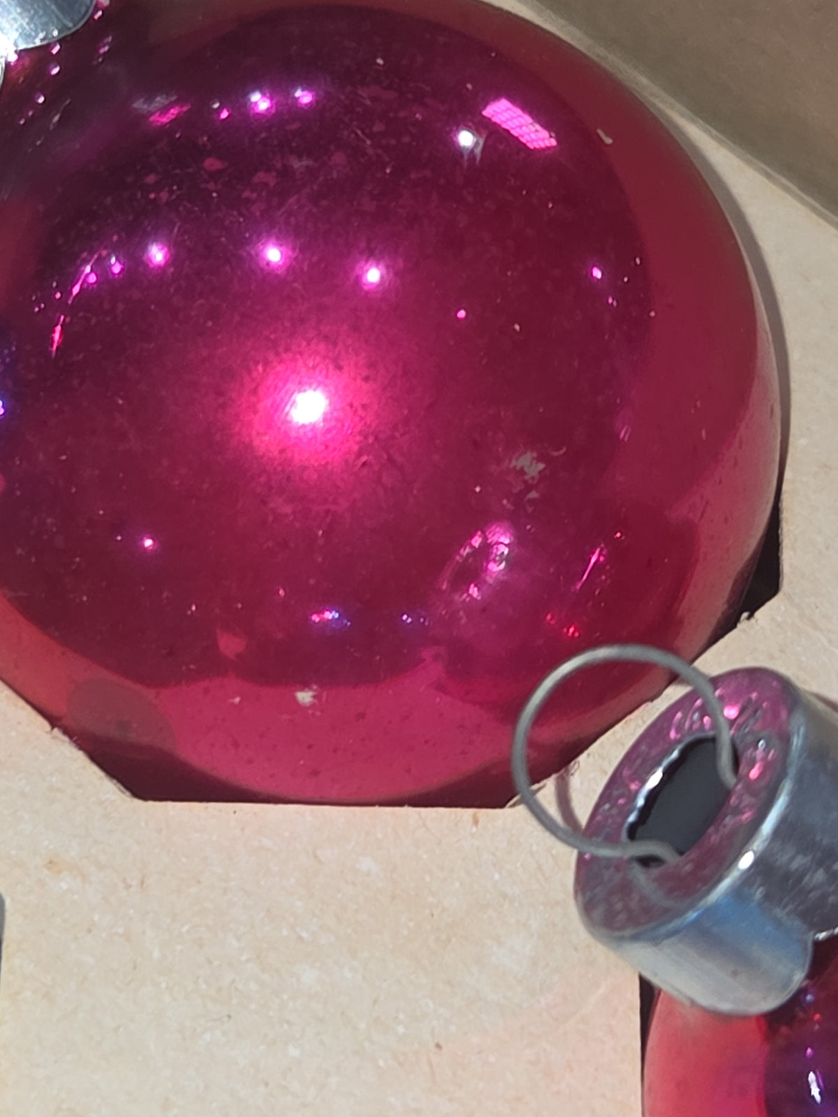 Vintage Box of Coby Glass Ornaments BO08