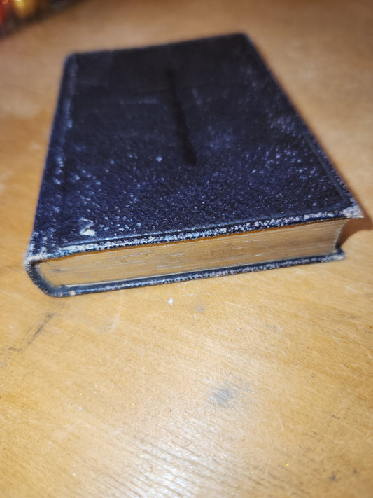 Antique Hymnal Protestant Episcopal Church E & JB YOUNG 1882 Inscribed 1884 ab1