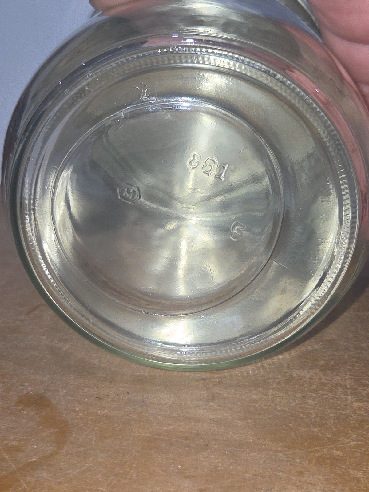 Vintage Food Jar Miracle Whip with Metal Lid Large Holds 6 Cups Extra Large Mouth jar56