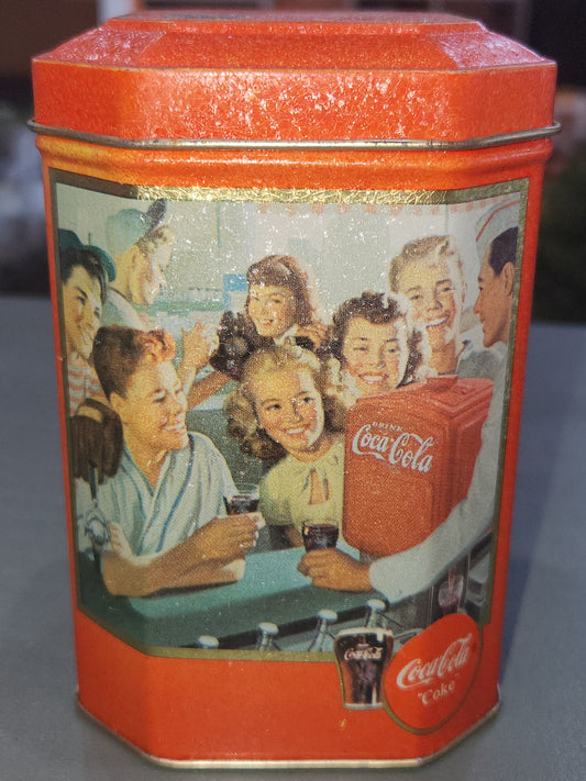Vintage Tin Coca Cola Red Tin Maltshop Coke cct53
