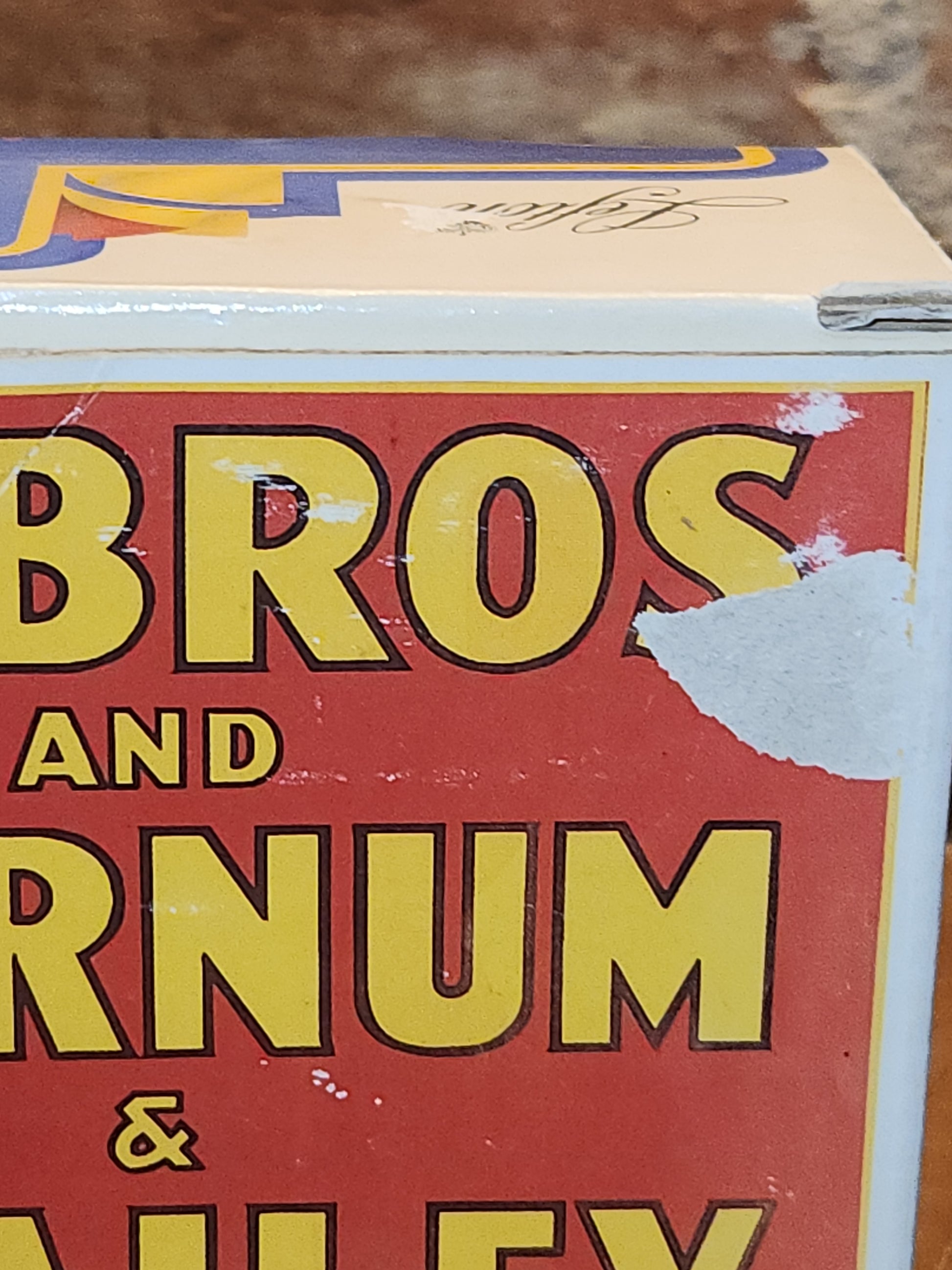 Vintage Lefton Roadside USA Billboards Ringling Brothers Barnum & Bailey Horse & Wagon #10517 1996 bb8