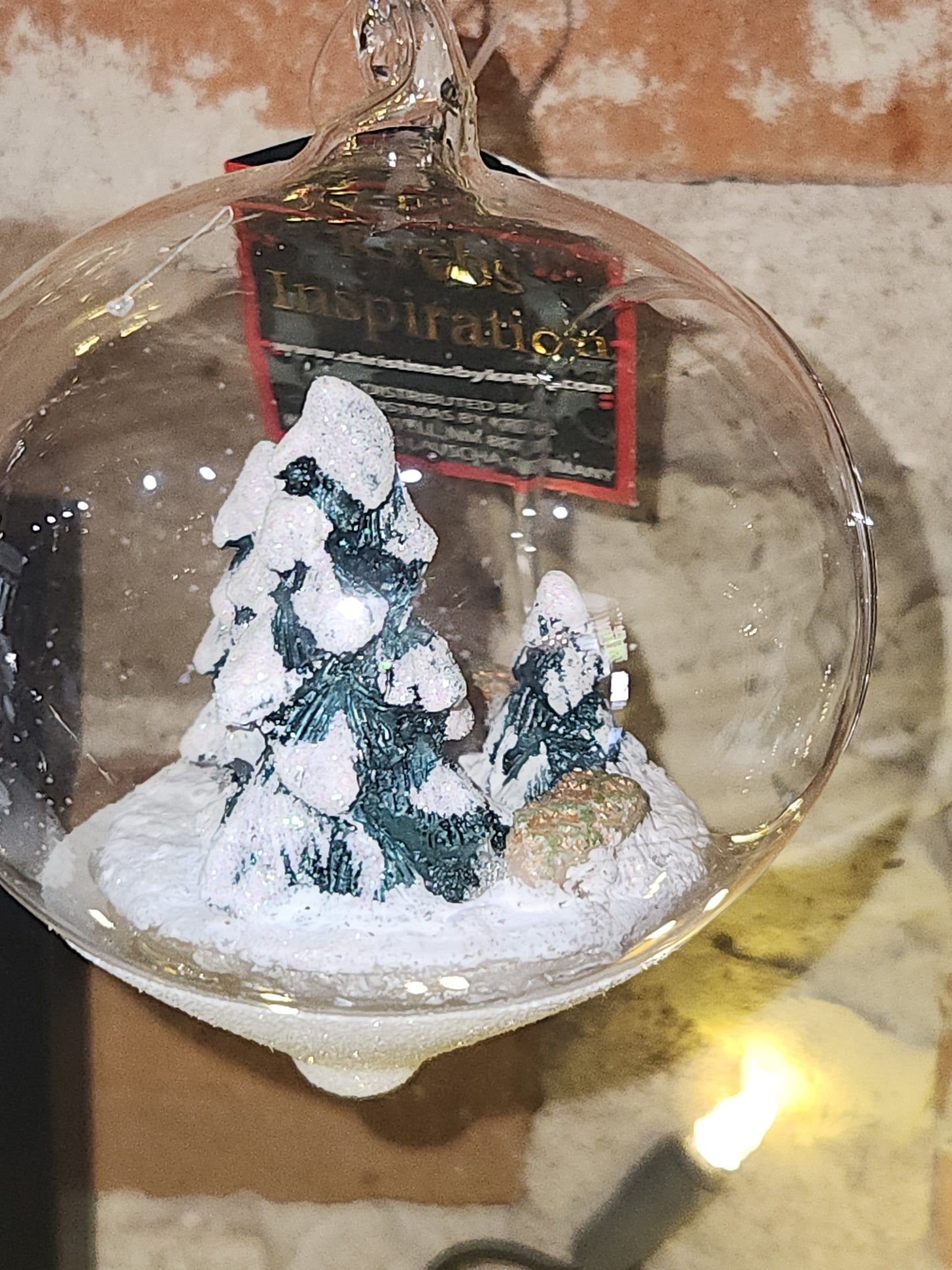 Glass Forest Terrarium Ornament