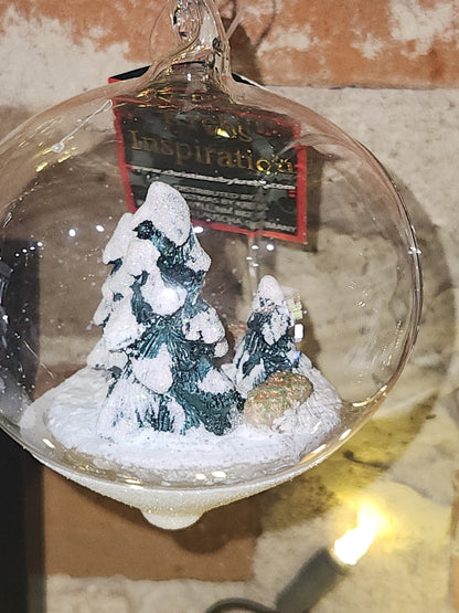 Glass Forest Terrarium Ornament
