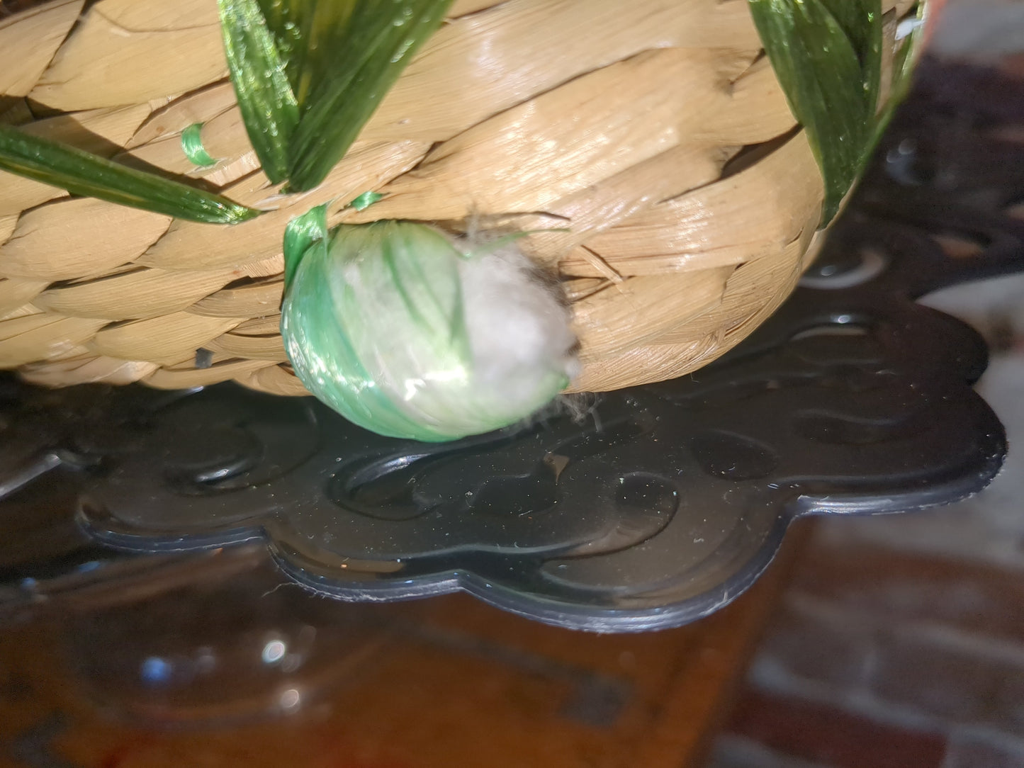 3 Vintage Boho Nesting Raffia Wicker Straw Lined Casserole Baskets, Tray Set 1970s or 1980s