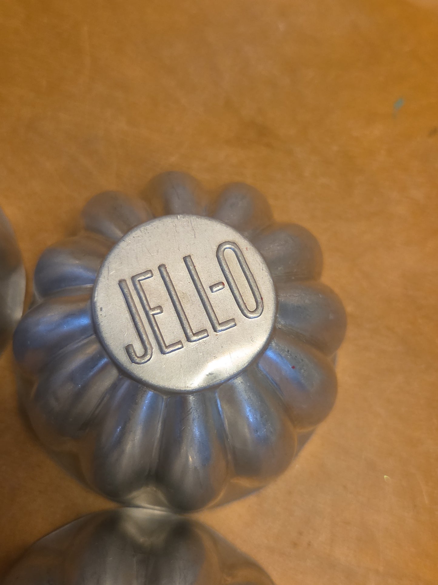 Vintage Jello Brand Aluminum Tins Molds Cake Tart Set of al66