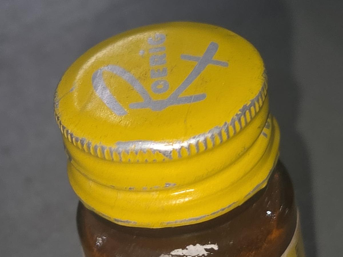 Vintage Medicine Bottle Antivert Amber Brown Glass J B Roerig and Company EMPTY vmb08