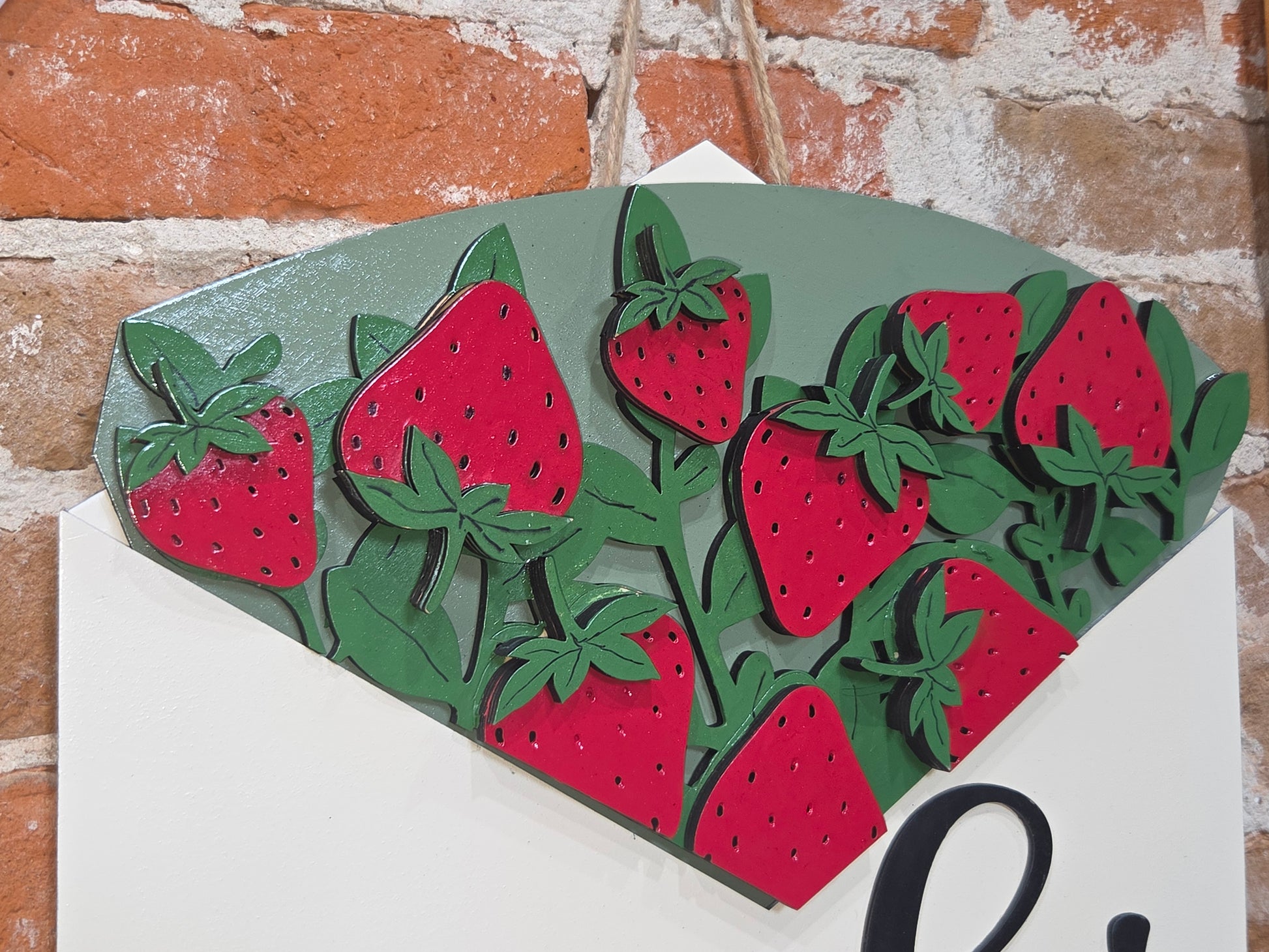 Strawberry Insert for Envelope Door Sign *sign sold seperately* EI4