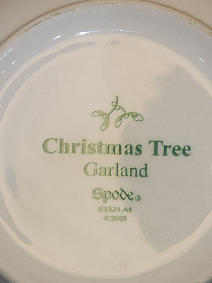 Spode 7" Small Bowl Christmas Tree Garland Pattern 2005 Made in China sp02