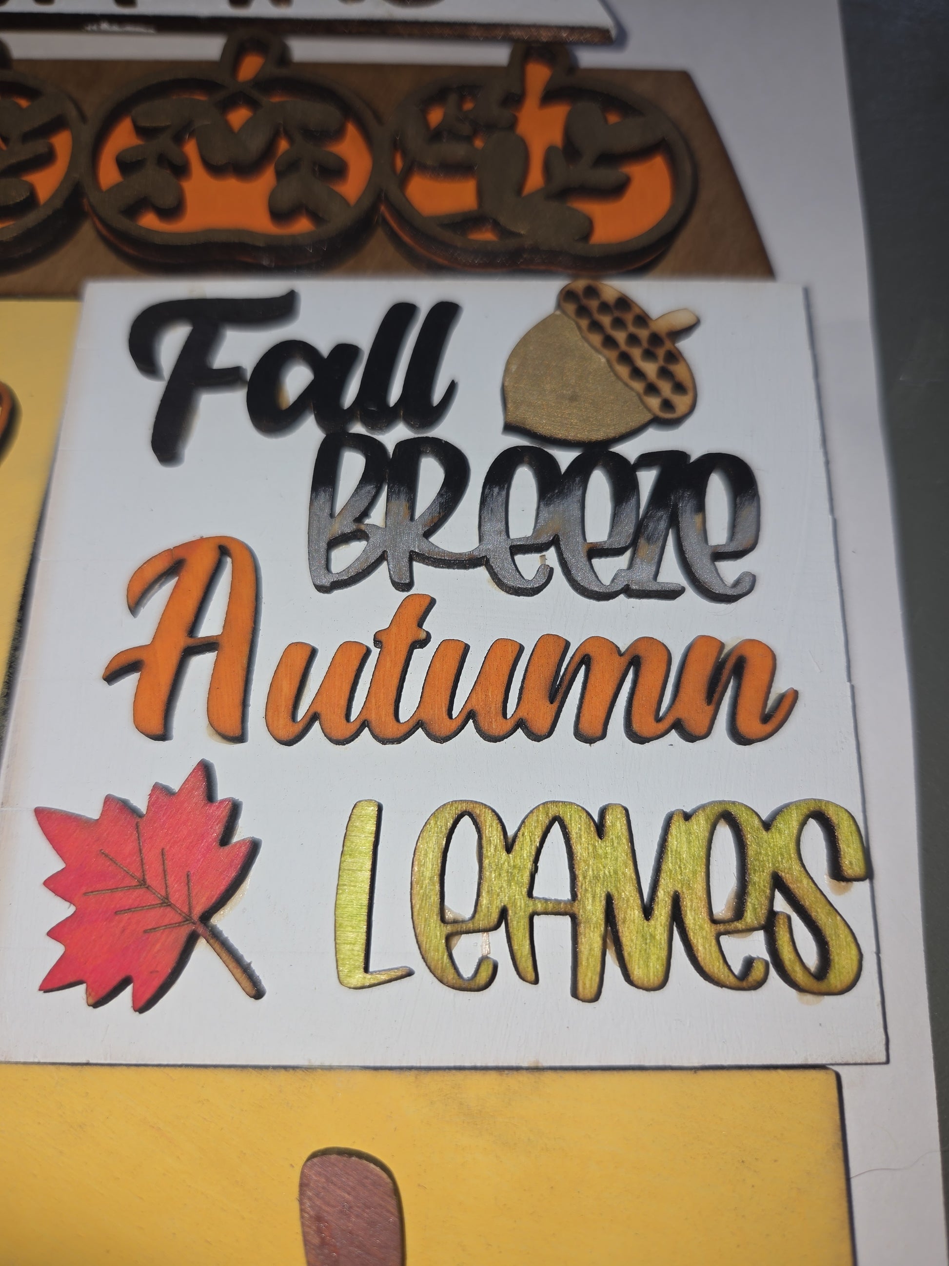 Fall Thankgiving Insert Kit Insert for Interchangeable Frame Can Fit Arch, Rectangle, or Square Frame *FRAMES SOLD SEPARATELY*