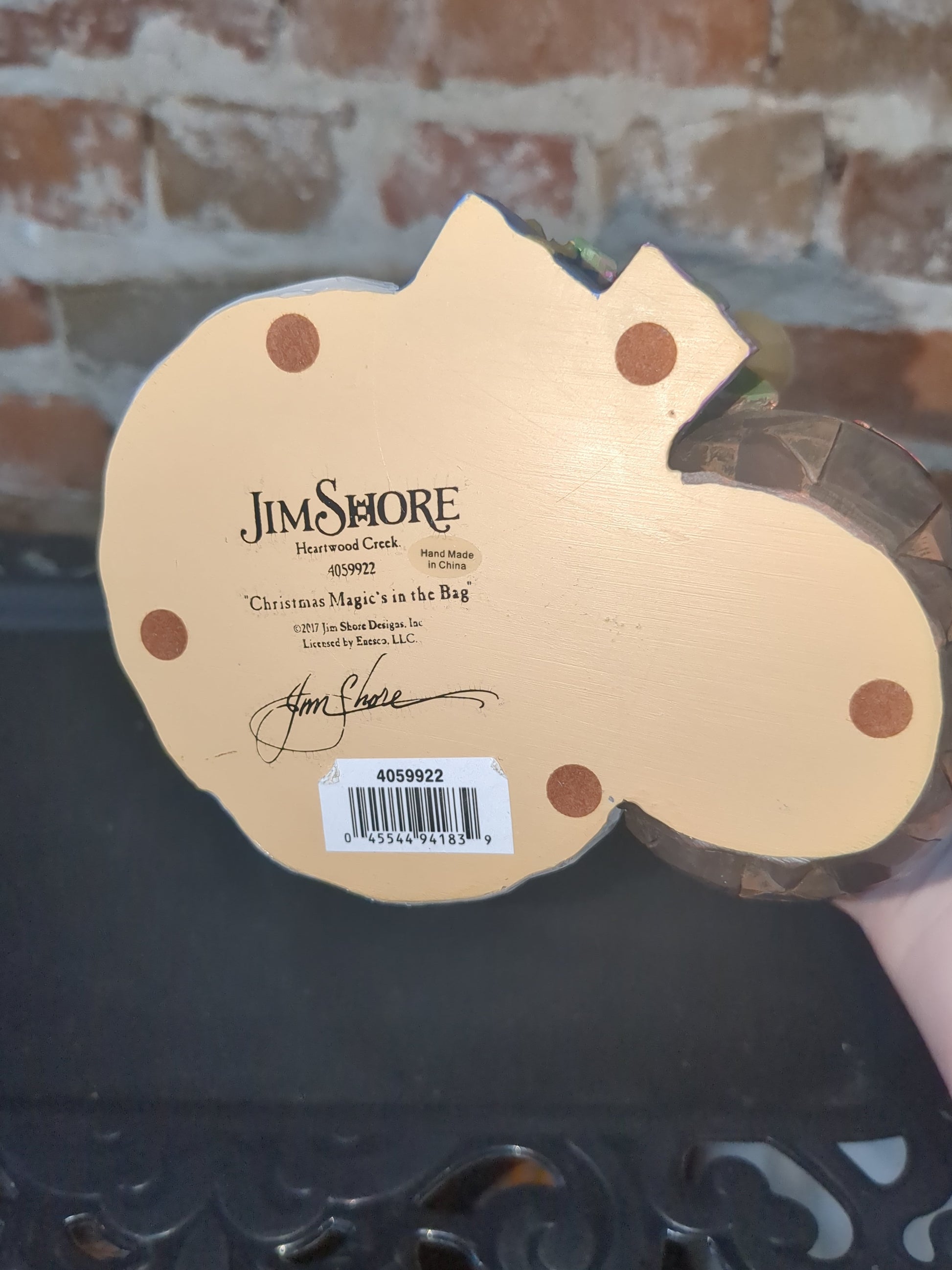 Jim Shore CHRISTMAS MAGIC'S IN THE BAG 2017 Santa Claus 4059922