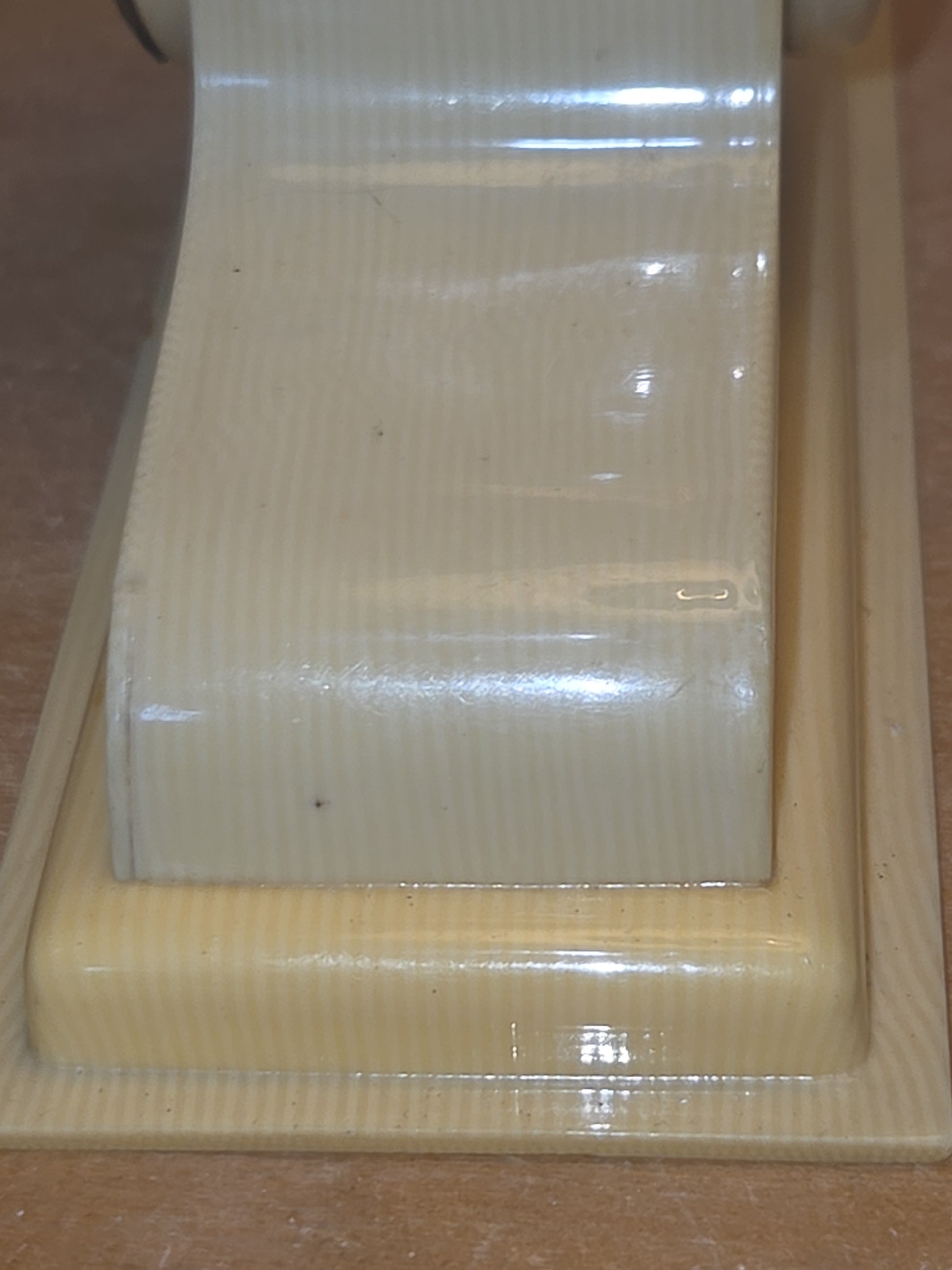 Vintage Celluloid Dresser Clock Victorian