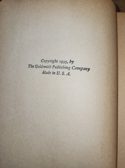 Vintage Hardback Agent Nine Solves His First Case Graham M. Dean 1935 Goldsmith Publishing Company No Dust Cover