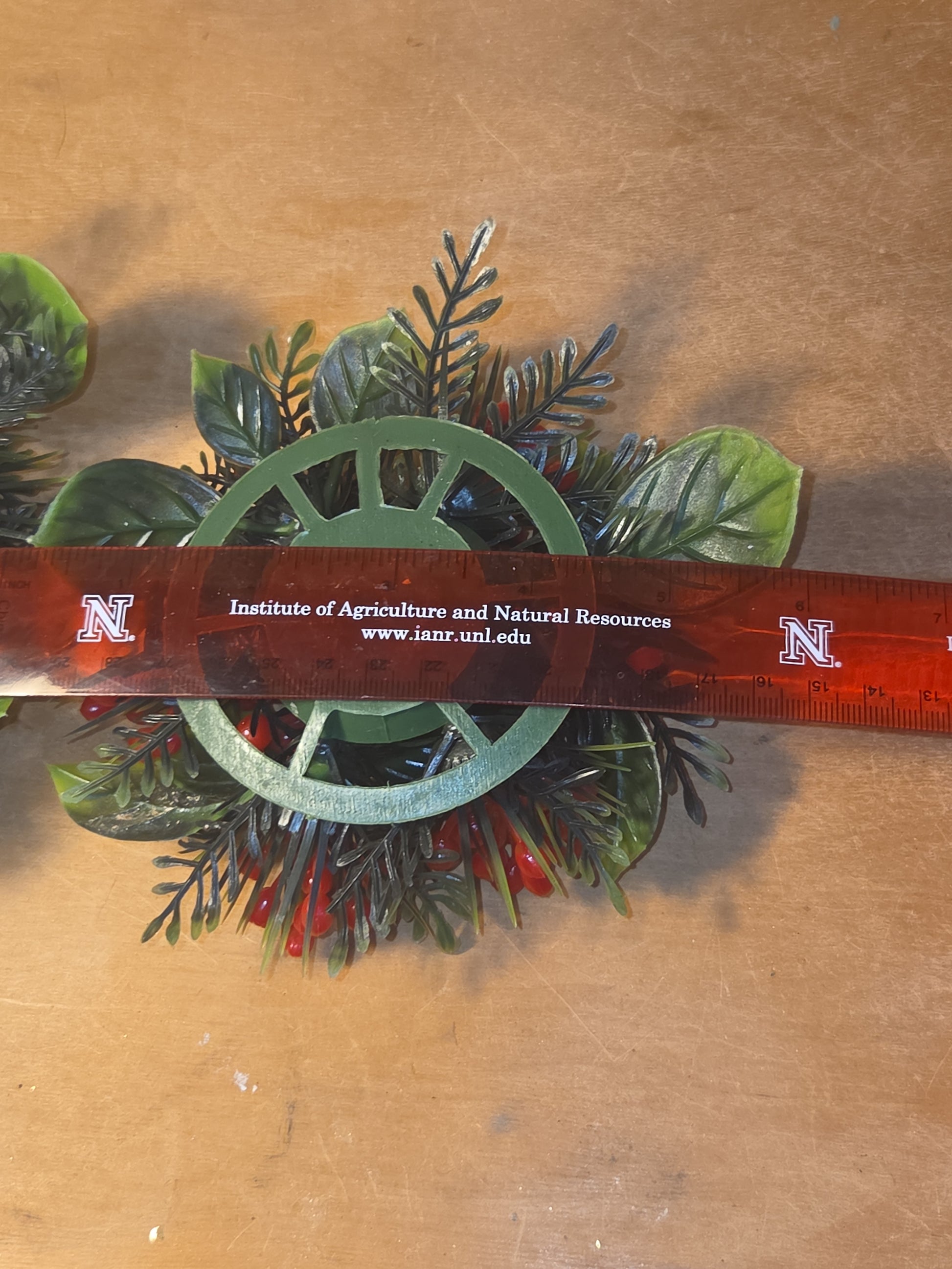 Vintage Christmas Candle Rings Set of 2