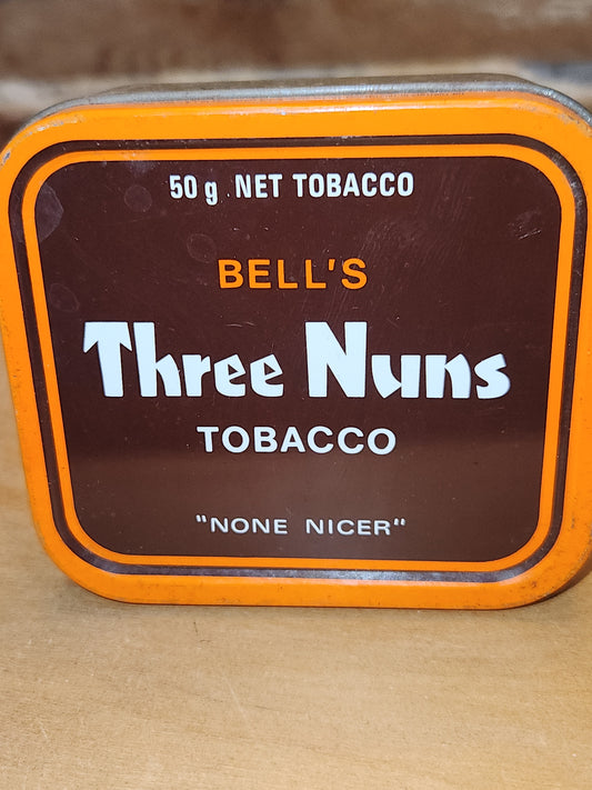 Vintage Bell's Three Nuns Tobacco Tin 50 g Empty NO Contents Glasgow tin014
