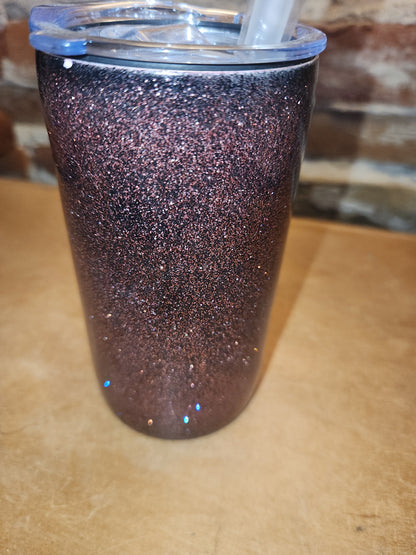 12 oz Insulated Stainless Steel Resin and Glitter Gippy Tumbler Sippy Cup CLEARANCE sc5