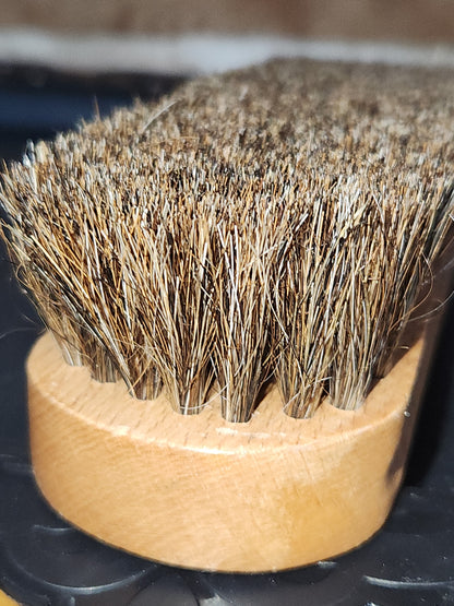 Vintage Shoe Polish Brush Wooden Probable Horse Hair bh6