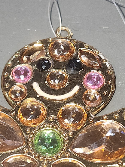 Crystal Expressions Gingerbread Metal and Jewels Ornament og1