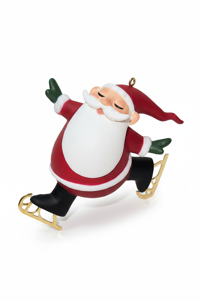 Hallmark Keepsake Ornament Skating Santa 2013 hos7
