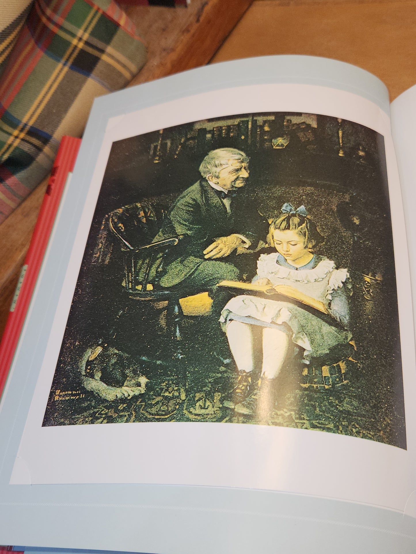 Norman Rockwell's Christmas Book Revised and Updated Edition 8 Frameable Prints bk010