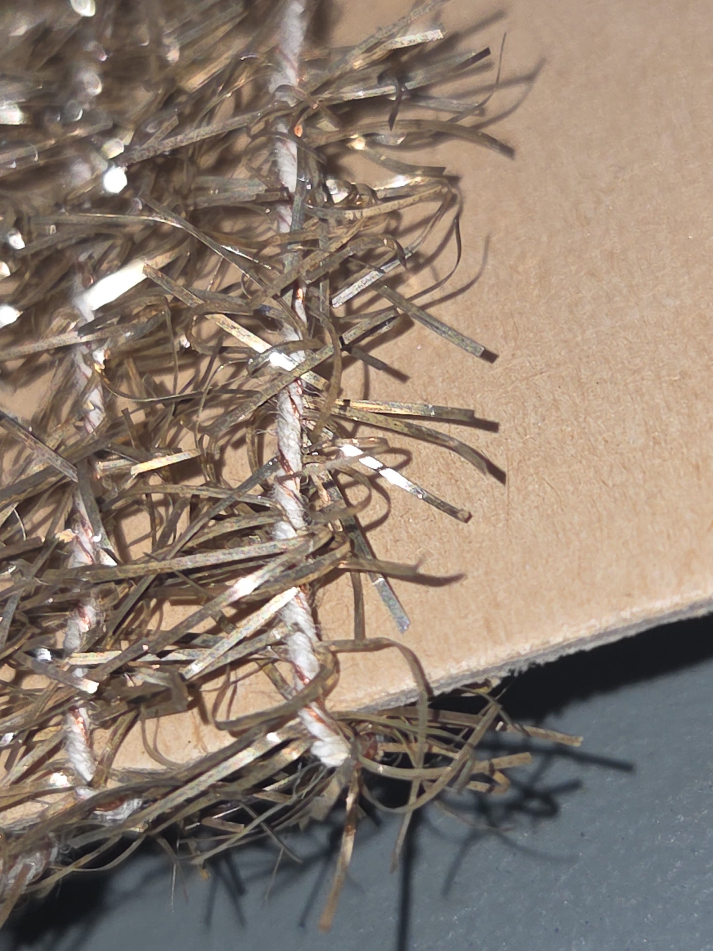 Antique Wire Tinsel Garland AS IS hg6