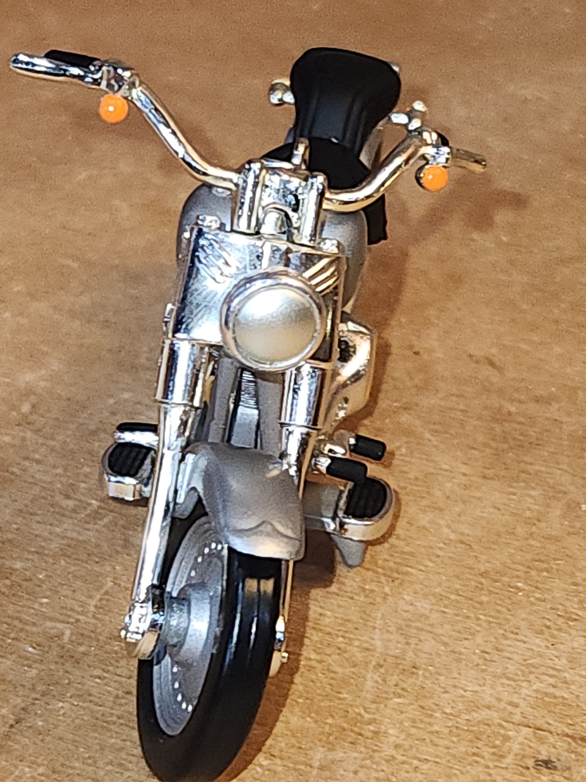 Vintage Hallmark Keepsake Ornament Harley Davidson Fat Boy with Box #2 Motorcycle Milestones Series 2000 ho71