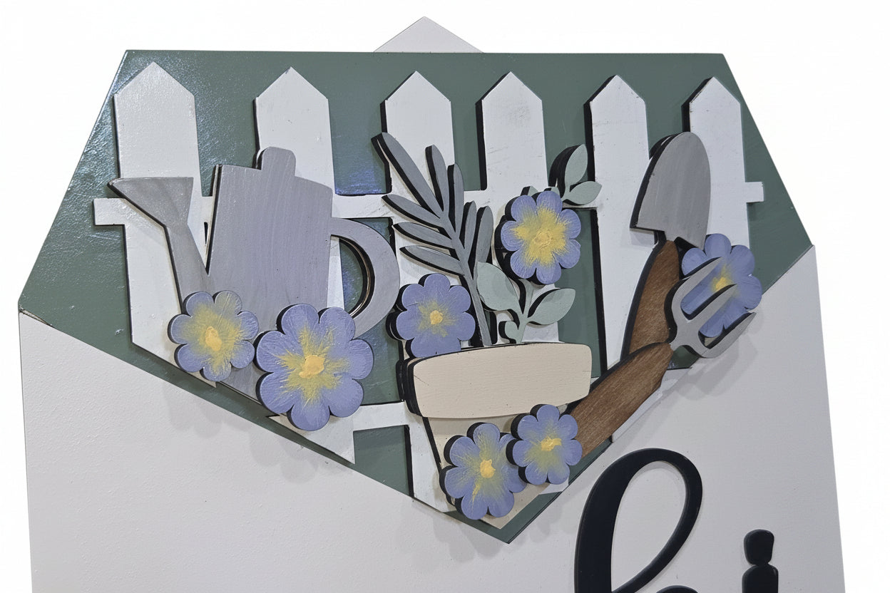 Garden Lavender Insert for Envelope Door Sign *sign sold seperately* EI3