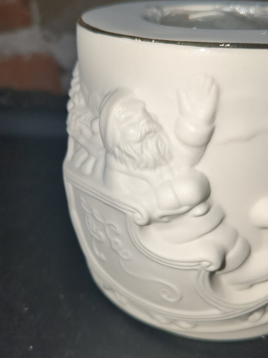 Lenox Radiant Light Santa Votive Candle Holder Tea Light Brand New in Box len56