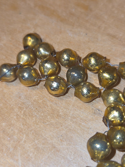 Vintage Mercury Bead Cross Ornaments AS IS For Crafting