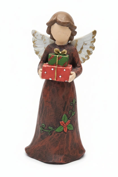 Christmas Angel Figurine Gifts Holly an21