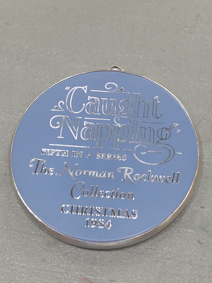 Vintage Hallmark Keepsake Norman Rockwell Cameo Ornament 5th in Series 1984
