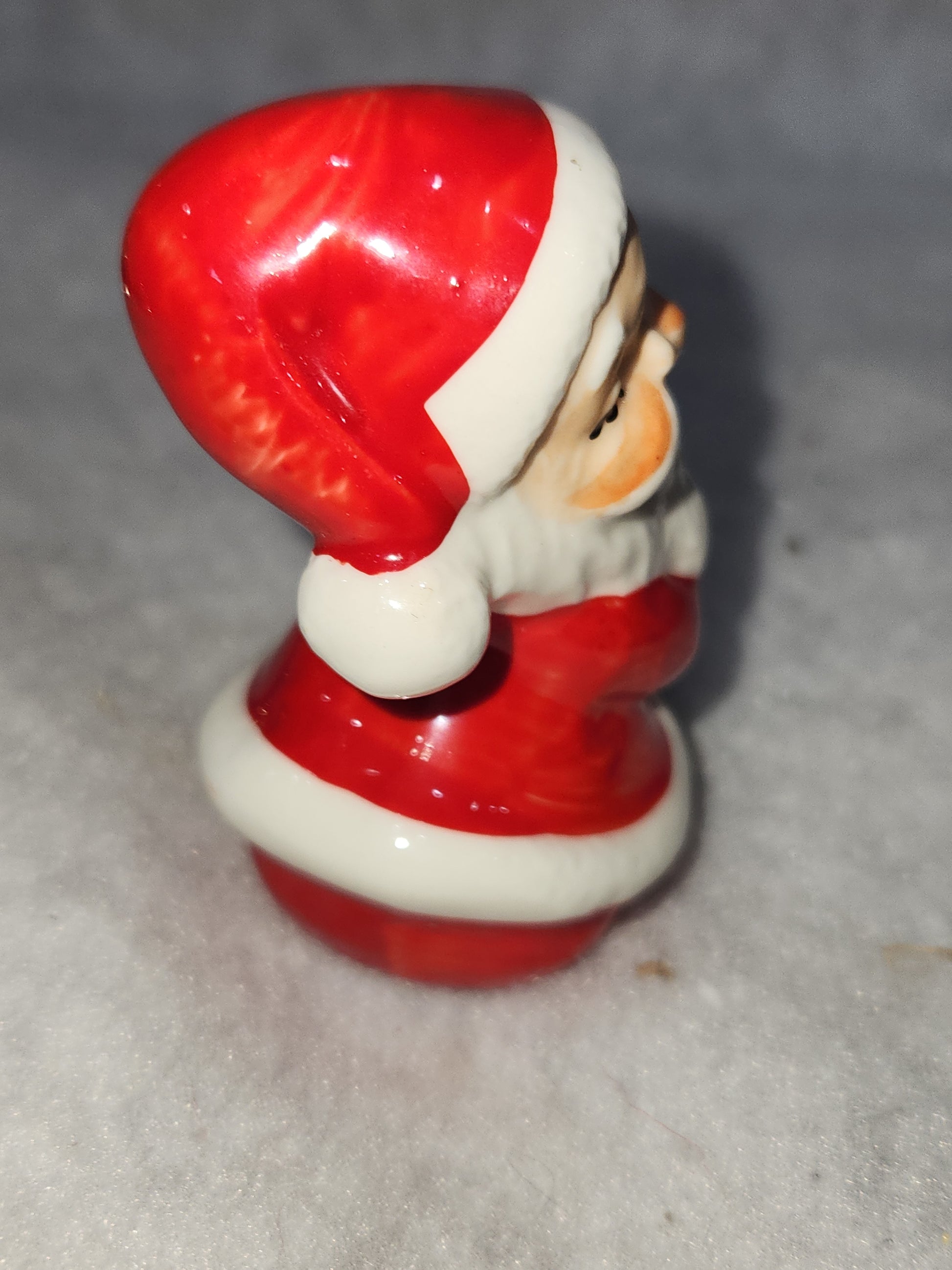 Vintage Santa Candle sitter Made In Japan 3" sn66