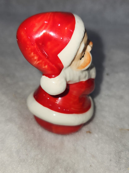 Vintage Santa Candle sitter Made In Japan 3" sn66