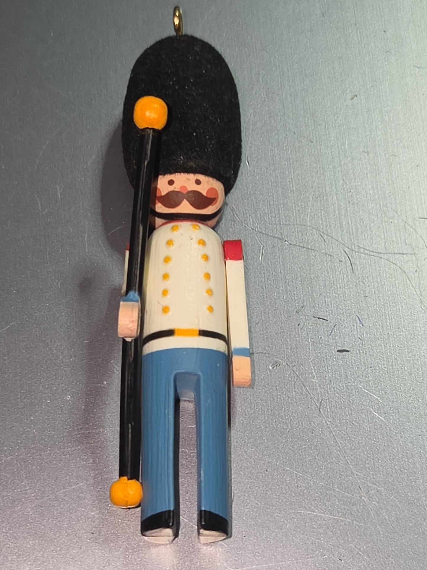 Vintage Hallmark Keepsake Ornament Miniature Clothespin Soldier England Queen's Royal Guard ornament 1st in Series 1982 hos1