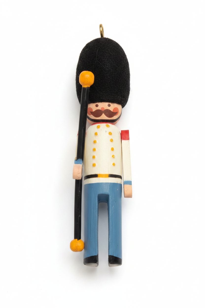 Vintage Hallmark Keepsake Ornament Miniature Clothespin Soldier England Queen's Royal Guard ornament 1st in Series 1982 hos1