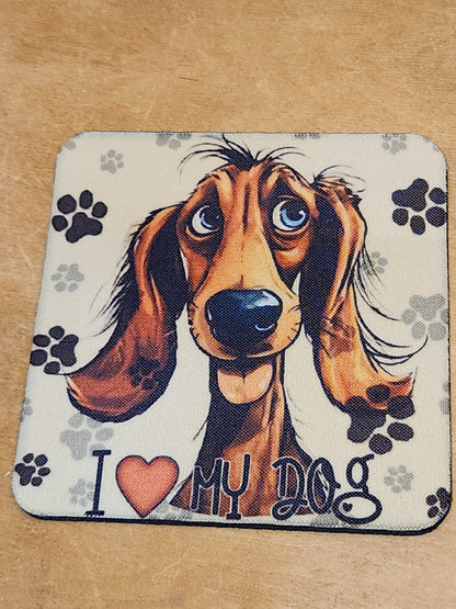 Custom Order Rubber Backed Coasters 4"