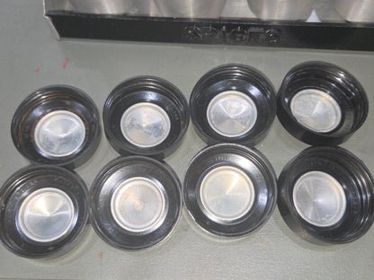 Kromex Vintage Aluminum Spice Set of 8 and Rack alu003