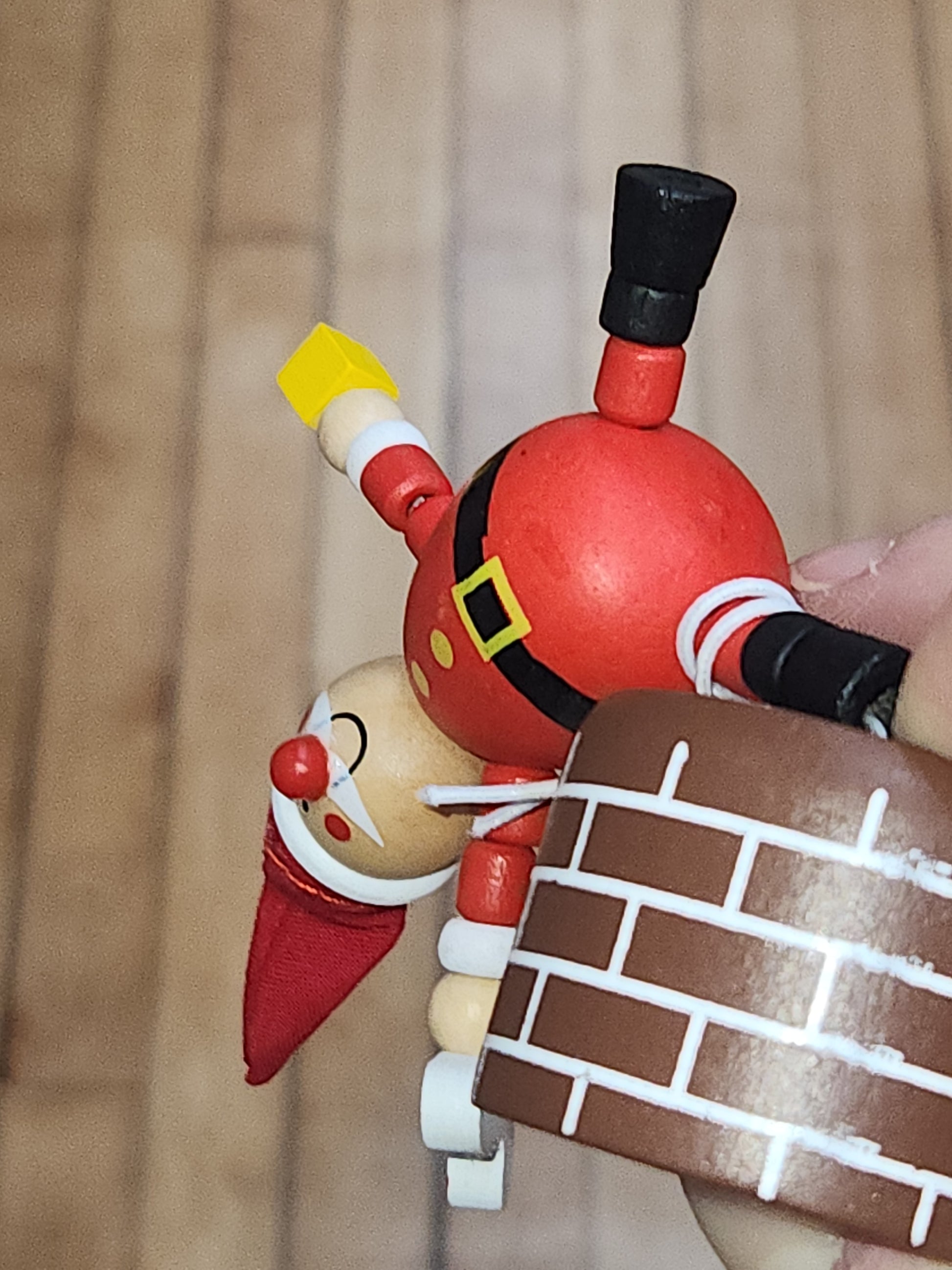 Santa Wooden Push Puppets pp1
