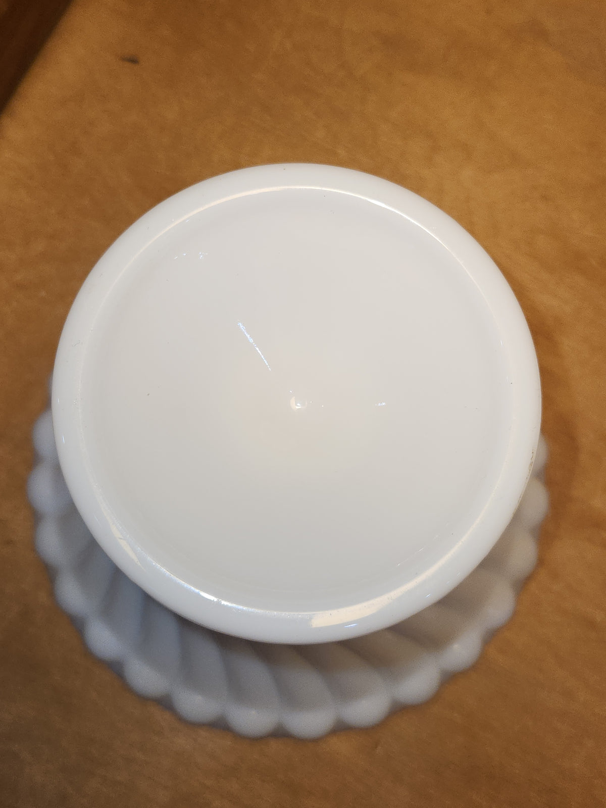 Vintage Westmoreland Milk Glass Lidded Candy Dish Swirl and Ball Pattern mg112