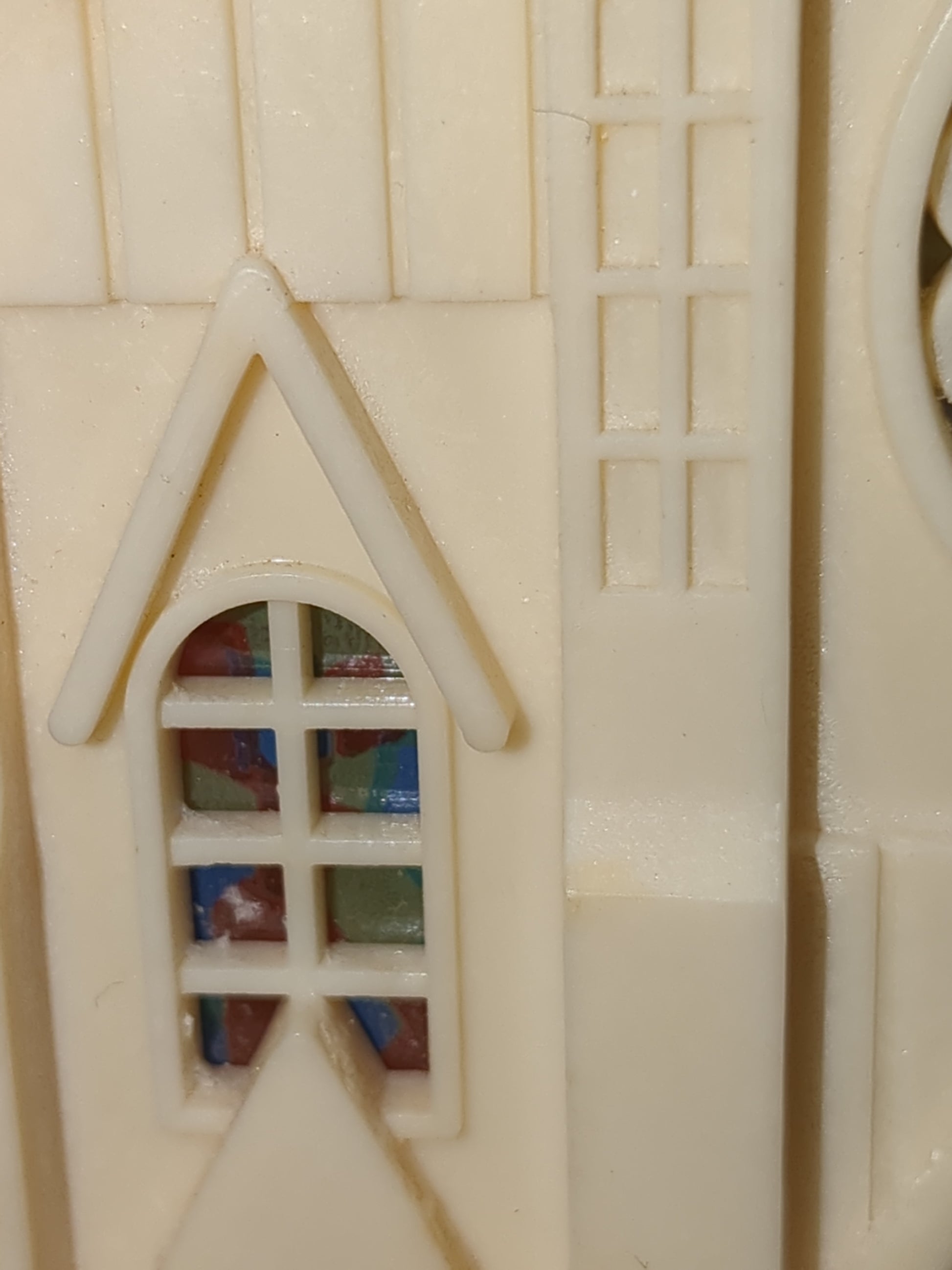 Vintage Raylite Church AS IS No Music Lighted Bulb Added Not Original