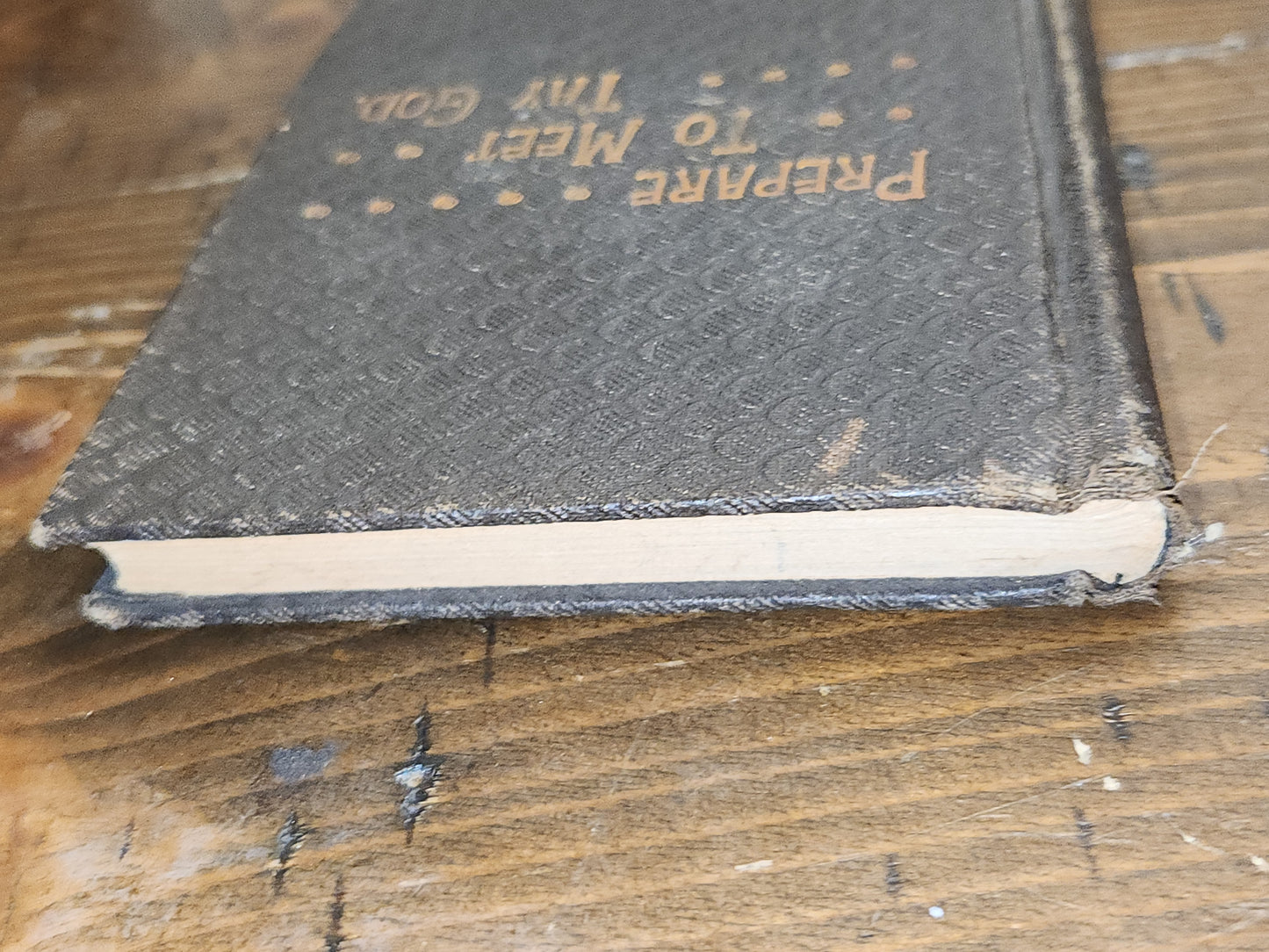 Antique Hardcover Small book Prepare To Meet Thy God by Pastor Simon P. Long The Lutheran Book Concerns vb55