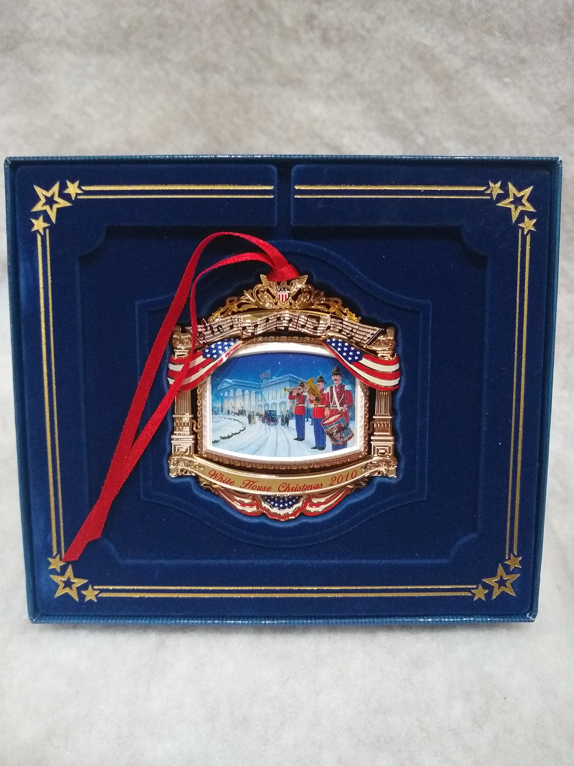 The White House Historical Association Collectible Christmas Ornament 2010 Music at the White House Army Navy Reception McKinley wh10