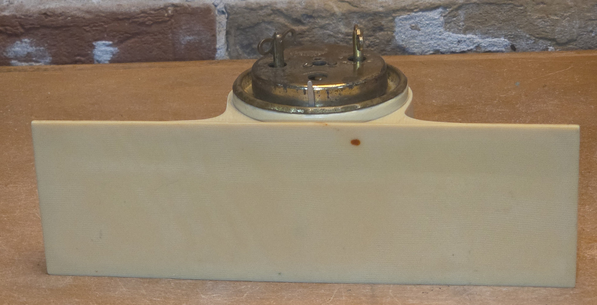 Vintage Celluloid Dresser Clock Victorian