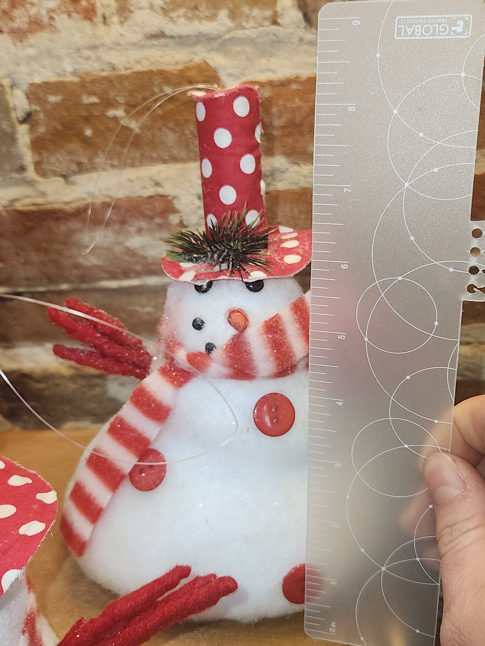 Snowmen Set of 3 in Stages of Melting sn7
