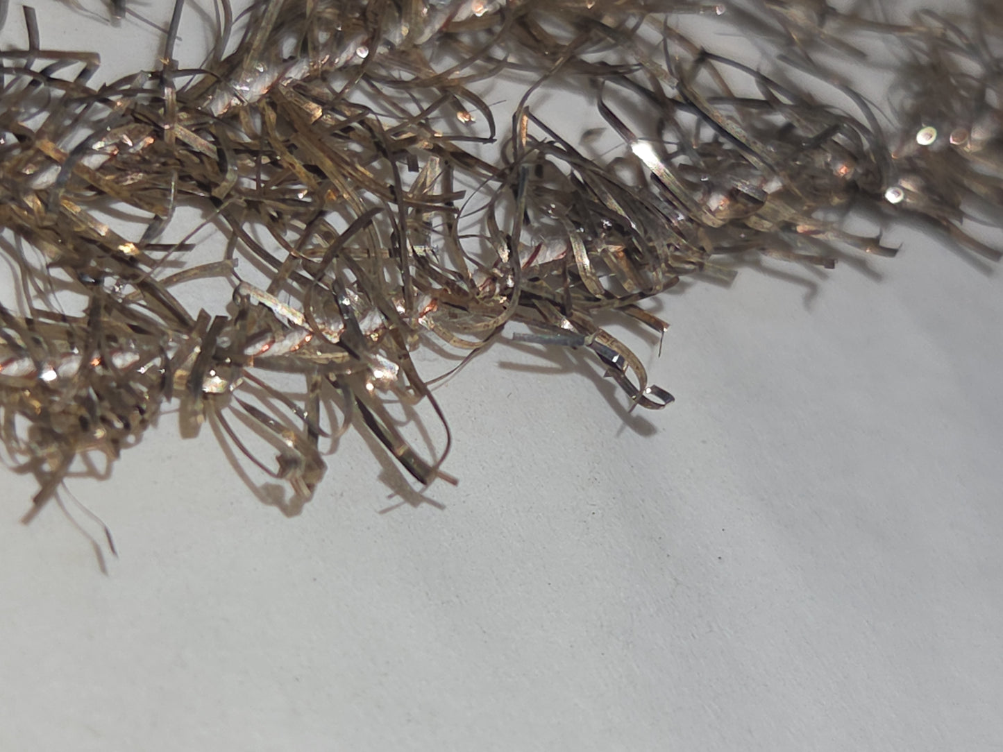 Antique Wire Tinsel Garland AS IS hg6