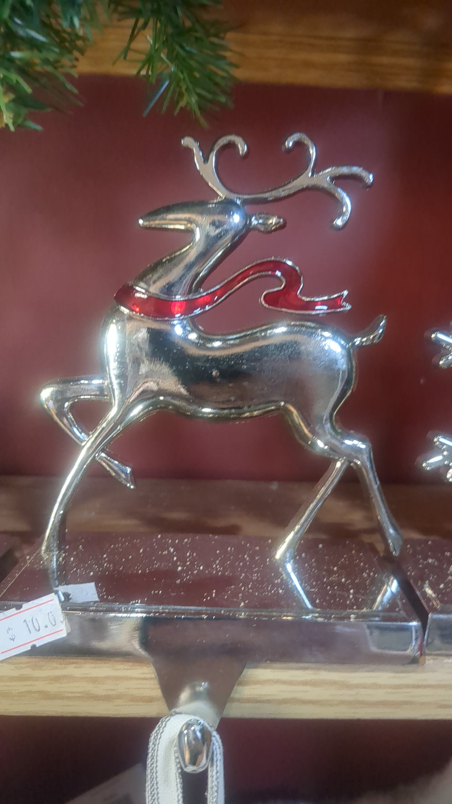 Stocking Holder Reindeer Metal sh4