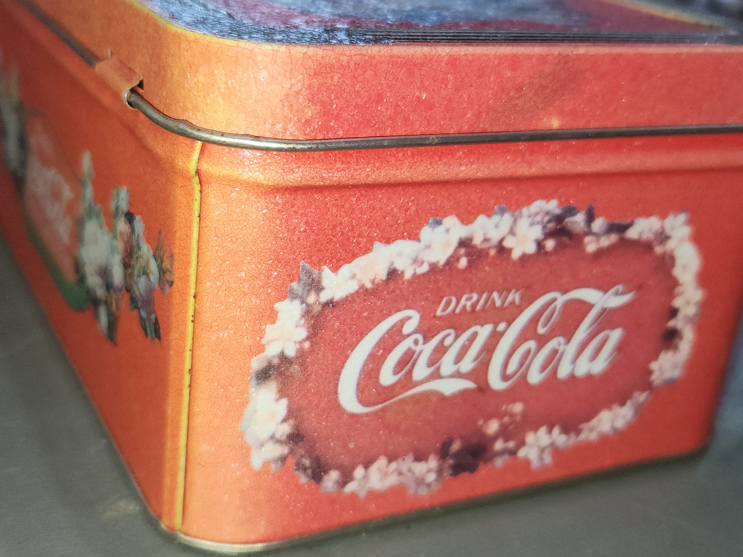 Vintage Tin Coca-Cola Red Pam Renfroe 1997 cct76