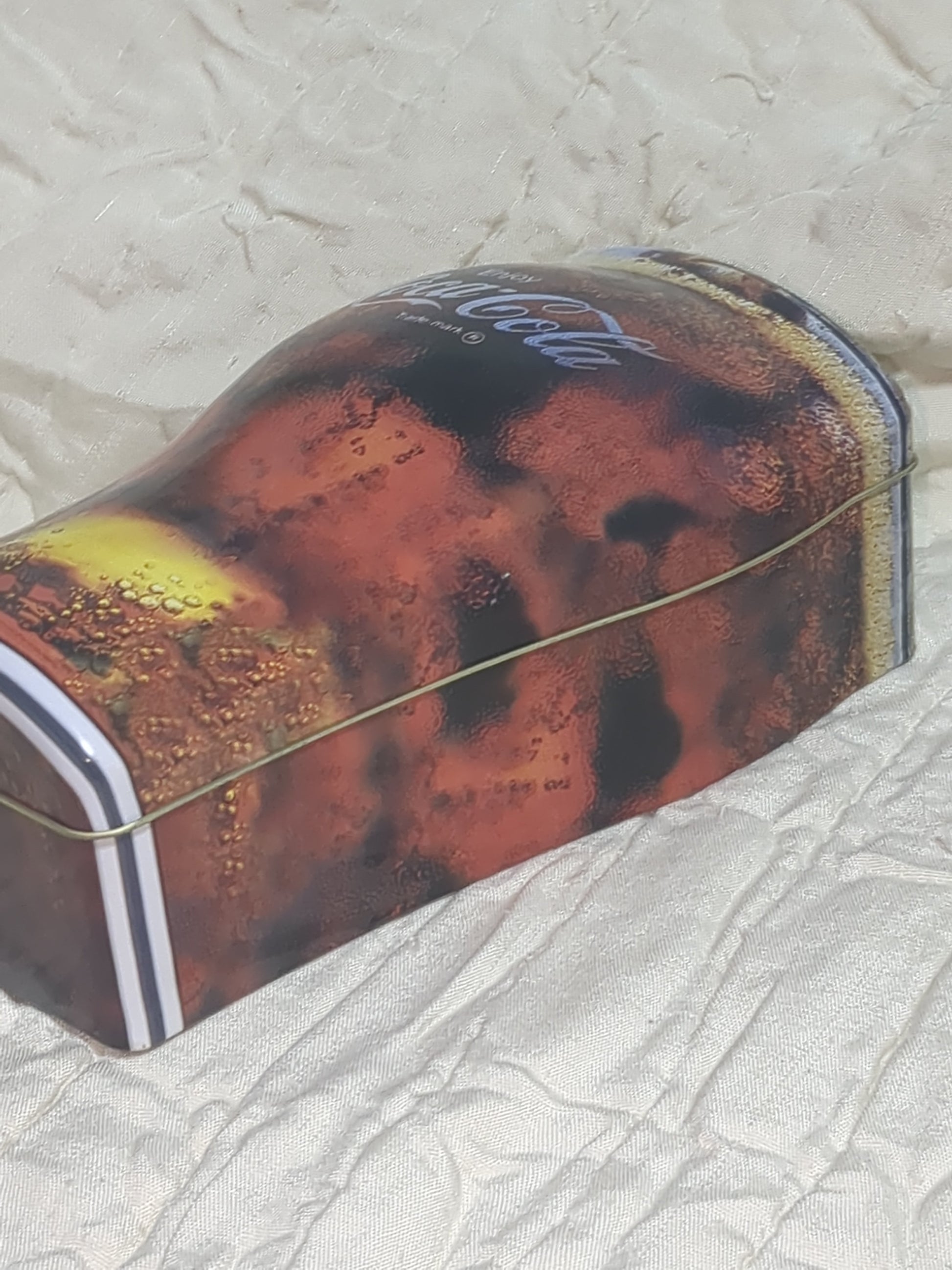 1998 Coca-Cola Coke Glass Shaped Tin cct2