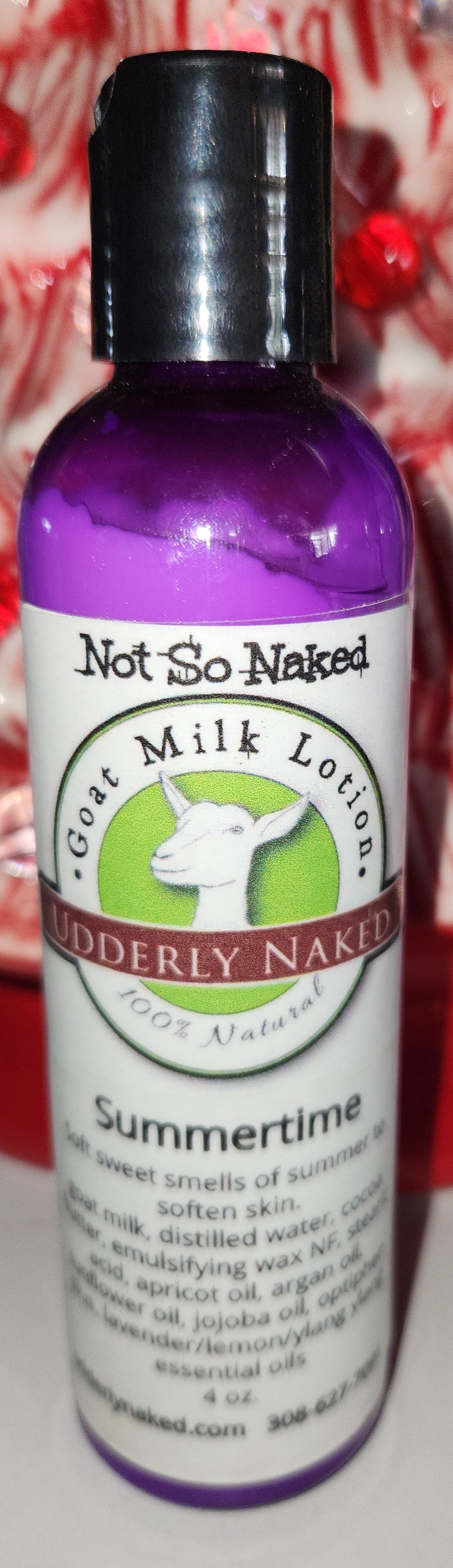 Udderly Naked Goat Milk Lotion Summertime UN13