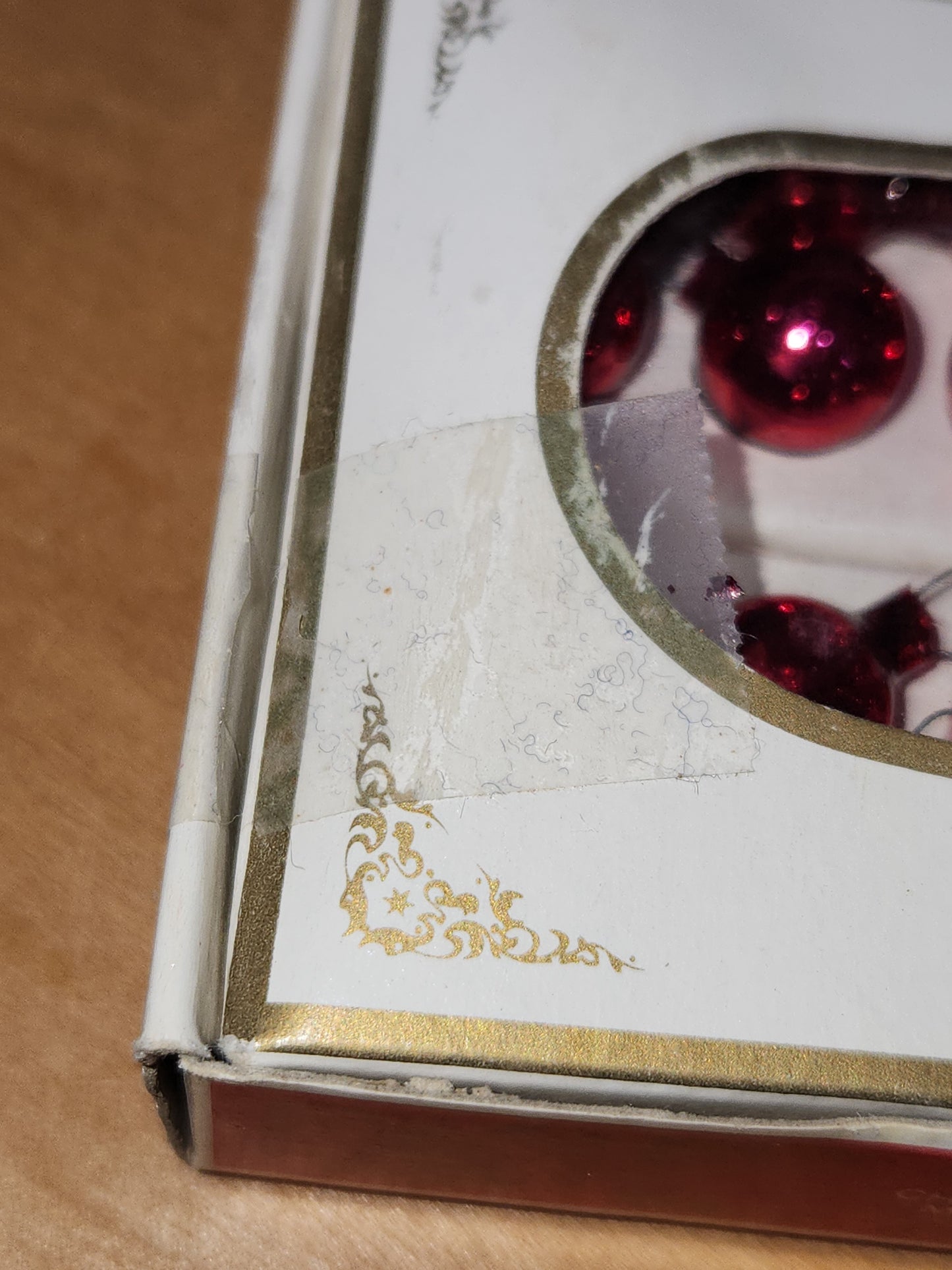 Vintage Shiny Brite 24 Red Mercury Glass Ball Feather Tree Ornaments 12mm Japan MCM  bo126